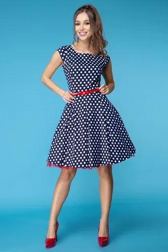 Glara Vintage polka dot dress (6816160)