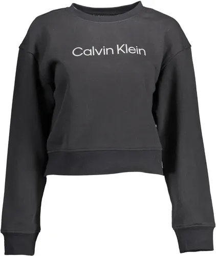 Sudadera De Mujer Calvin Klein Sin Cremallera Negra (8383716)