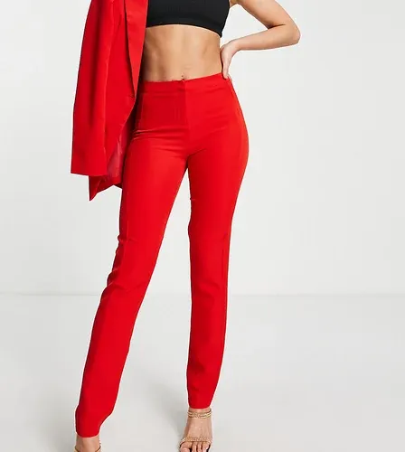 Pantalones rojos de corte sartorial de Unique21 Tall (7754435)