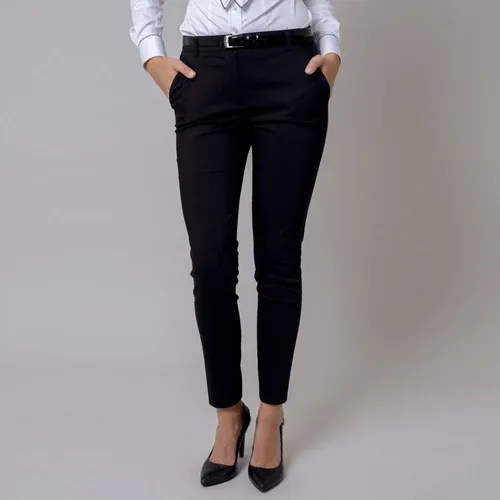 Willsoor Pantalones de traje para mujer en negro 10140 (8171431)