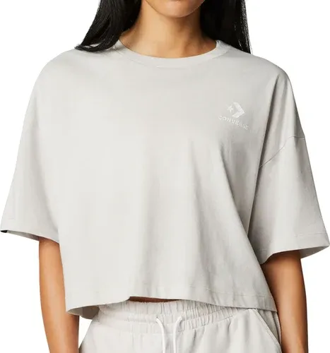 Converse Heathered Cropped T-Shirt (7834094)