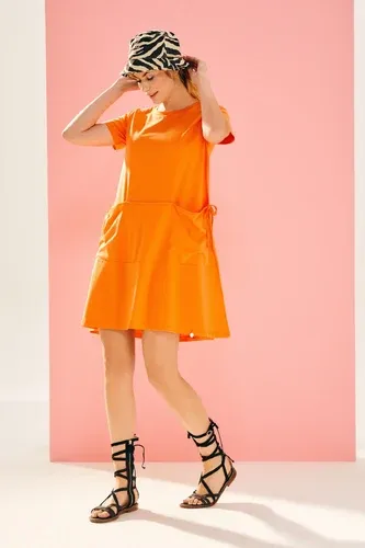 Lolitas&amp;L Vestido naranja algodón bolsillos en costados (7878335)