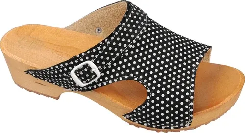 Glara Leather slippers clogs (7905193)