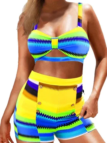 Manzara BIKINI FADITTA amarillo y azul (7799262)