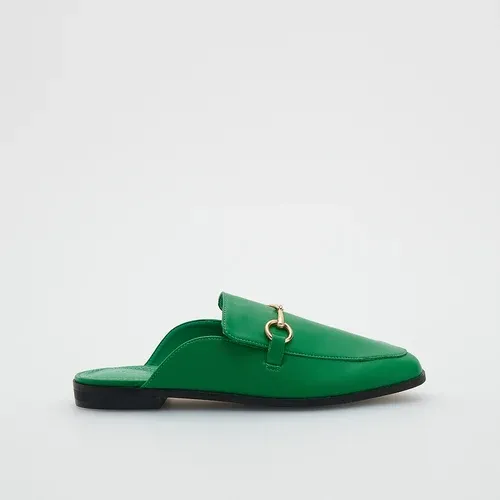 Reserved - Leather mules - Verde (8030852)