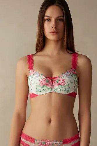 Intimissimi Sujetador Super Push-Up Gioia Obsessed with Floral Mujer Rosa Tamaño 1B (8026322)