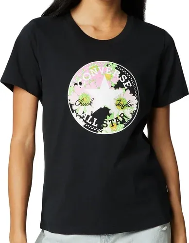 Converse Floral Print Patch T-shirt (8042063)
