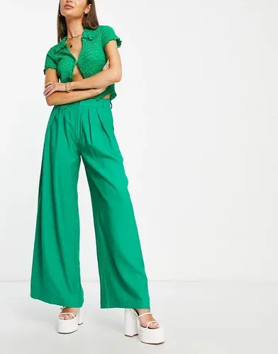 Pantalones verdes de corte palazzo de SNDYS (8055475)