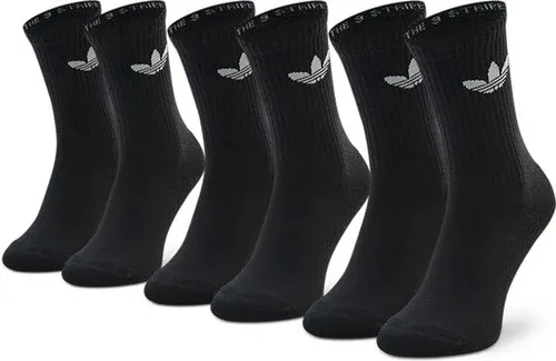 3 pares de calcetines altos unisex adidas (8993325)