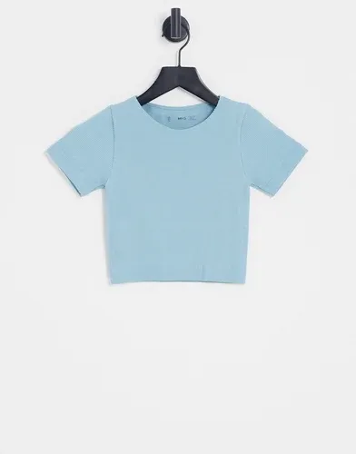 Camiseta corta azul deportiva de Mango (8066134)