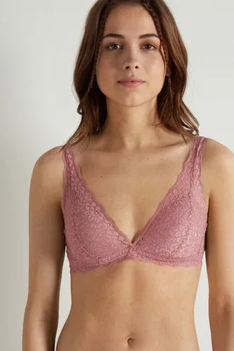 Tezenis Sujetador Triángulo de Encaje Reciclado Havana Mujer Rosa Claro Tamaño 3B (6908886)