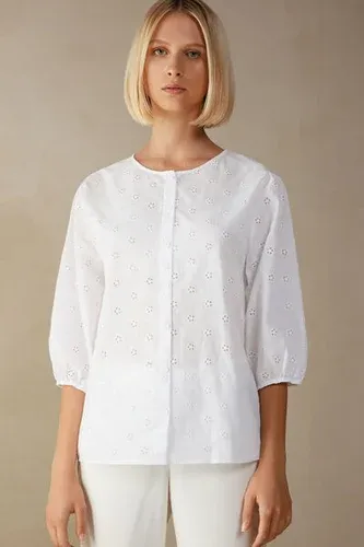 Intimissimi Camisa en Tejido de Algodón Morning Feelings Mujer Blanco Tamaño L (8096262)