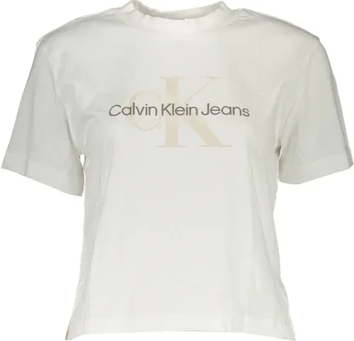 Camiseta De Manga Corta Mujer Calvin Klein Blanca (8384352)