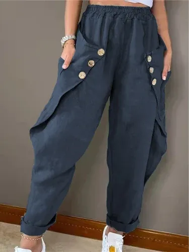 Manzara PANTALONES TABITA azul oscuro (8142253)