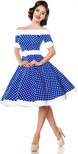 Glara Women's vintage dress with polka dots (8928168)