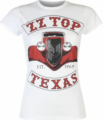 Camiseta ZZ-Top para mujer - Texas 1962 - Blanca - HYBRIS - ER-5-ZZT006-H70-14-WH (8211872)