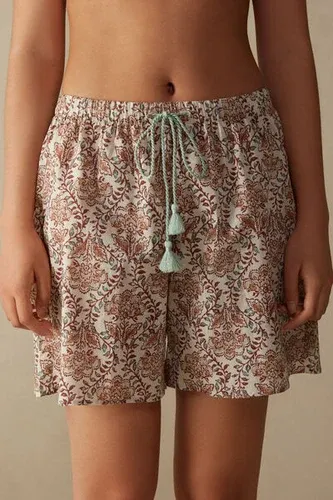 Intimissimi Shorts de Tela de Algodón Spices Garden Mujer Floral Tamaño L (8218670)