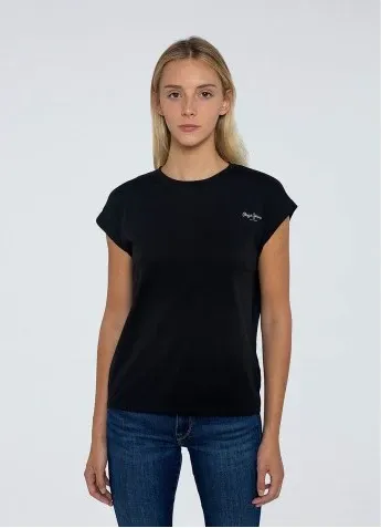 PEPE JEANS Bloom - Camiseta Negro XS (8231517)