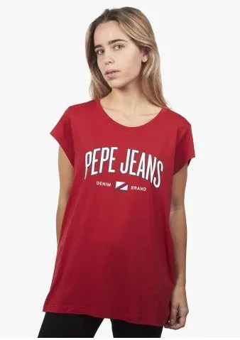 PEPE JEANS Basil - Camiseta Rojo XS (8235462)