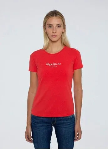 PEPE JEANS New Virginia - Camiseta M Rojo (8235523)