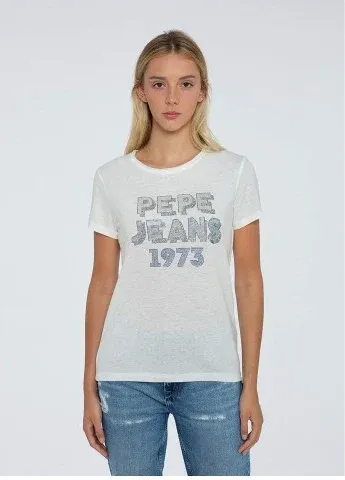 PEPE JEANS Bibiana - Camiseta Blanco M (8235534)