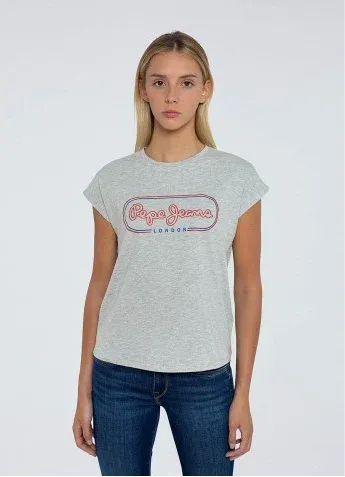 PEPE JEANS Carol - Camiseta Gris L (8235541)