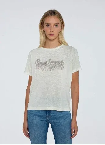 PEPE JEANS Davinia - Camiseta Blanco M (8235545)