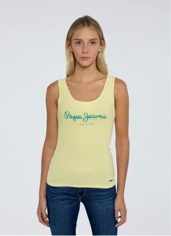 PEPE JEANS Dunia - Camiseta Amarillo M (8235546)