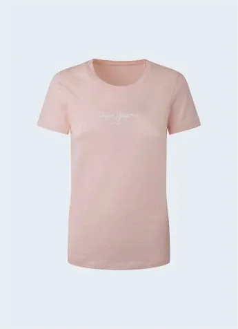 PEPE JEANS New Virginia Ss N - Camiseta Rosa XXS (8235611)