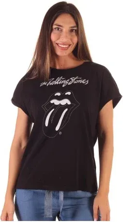 ONLY Onlrolling Stones - Camiseta Negro 01 S (8236193)