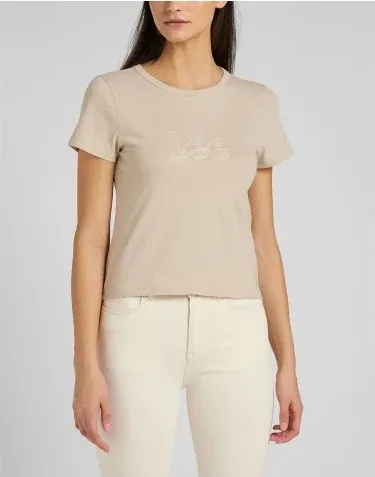 LEE Shrunken - Camiseta Beige S (8237196)