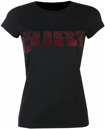 Camiseta Cure para mujer - Diamante logo- NEGRO - ROCK OFF - CURETS13LB (8316929)