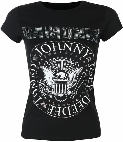 Camiseta Ramones para mujer - Presidential Morel Diamond - NEGRO - ROCK OFF - RATS56LB (8316933)
