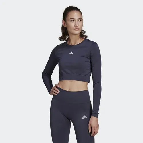 Camiseta adidas AEROKNIT Seamless Fitted Cropped (8433094)