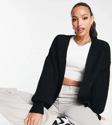 ASOS Tall Cárdigan negro sin cierres de ASOS DESIGN Tall (8348488)