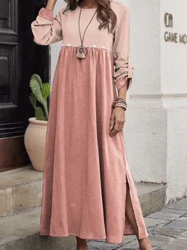 Manzara VESTIDO MAXI REESA rosa (8386767)