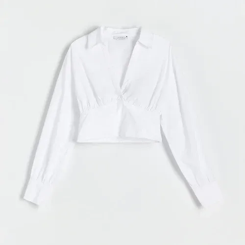 Reserved - Camisa de algodón - Blanco (8420432)