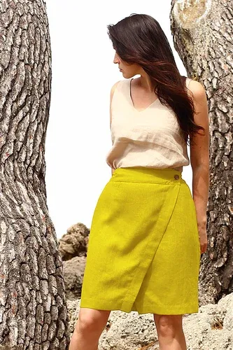Linen wrap skirt Lotika Premium collection (8446110)