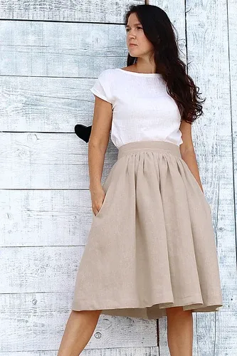 Linen skirt Lotika Premium collection (6103224)