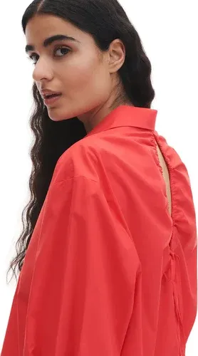Reserved - Camisa oversize de algodón - Rojo (8614516)