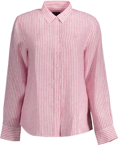 Camisa De Manga Larga De Mujer Rosa Gant (8488699)