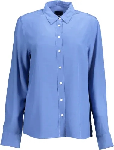 Camisa Manga Larga Mujer Gant Azul (8488692)