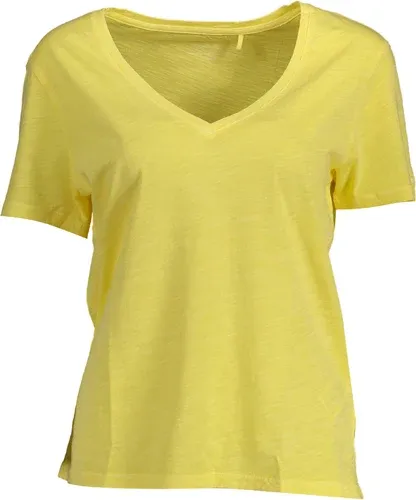 Camiseta Manga Corta Mujer Gant Amarilla (8488630)