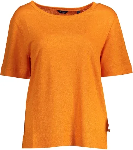 Camiseta De Manga Corta De Mujer Gant Naranja (8488674)