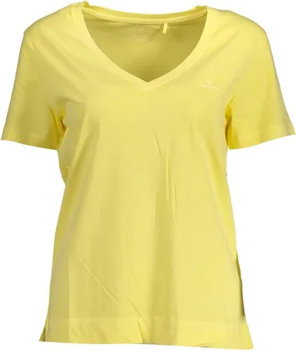 Camiseta Manga Corta Mujer Gant Amarilla (8488676)