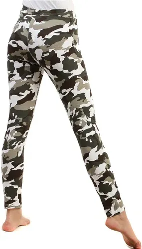 Glara Women's leggings with army pattern (8609034)