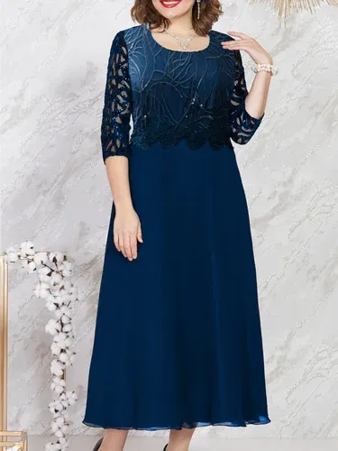 Manzara VESTIDO ELEGANTE LAURRA azul oscuro (8639800)