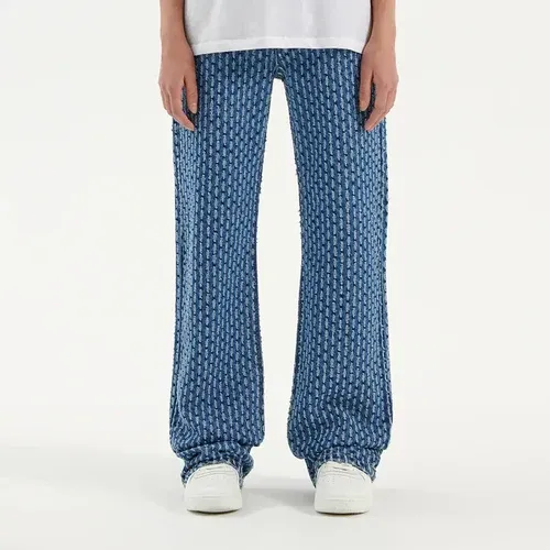 House - Pantalón vaquero wide leg - Azul marino (8738102)