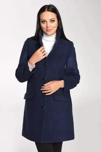 Glara Women's straight wool coat (8655618)