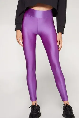 Calzedonia Leggings Superbrillantes Mujer Violeta Tamaño L (8694000)